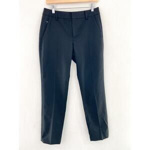 7 for all Mankind Women's Italian Wool Black Trouser Pants size 6 FLAWED